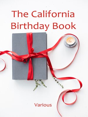 cover image of The California Birthday Book